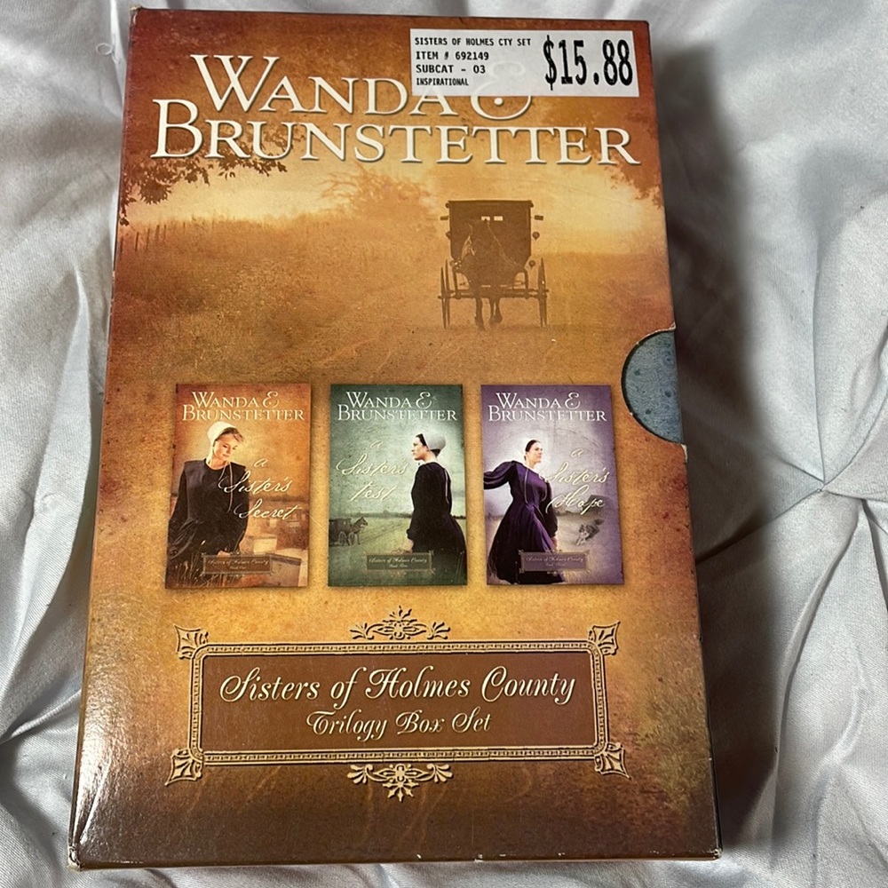 Wanda E Brunstetter Sister of Holmes County Trilogy box set
